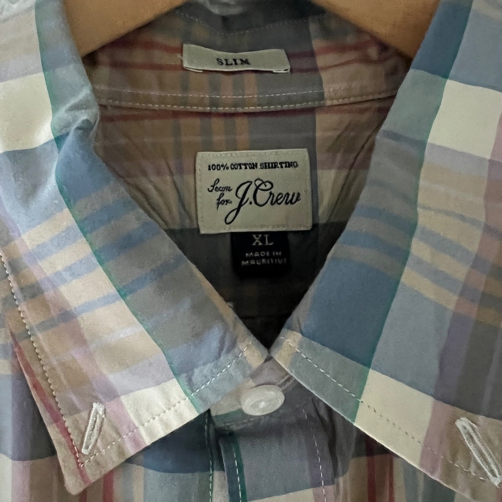J Crew Men's Slim Fit Shirt XL